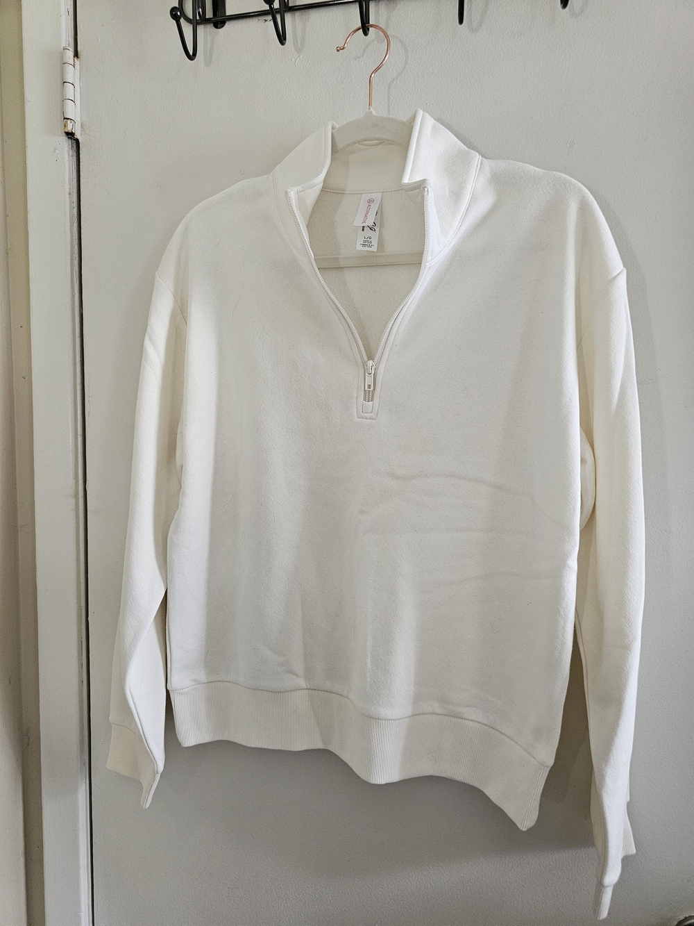Alternative Men's Zip-Up Sweatshirt - White - Picture 2 of 5